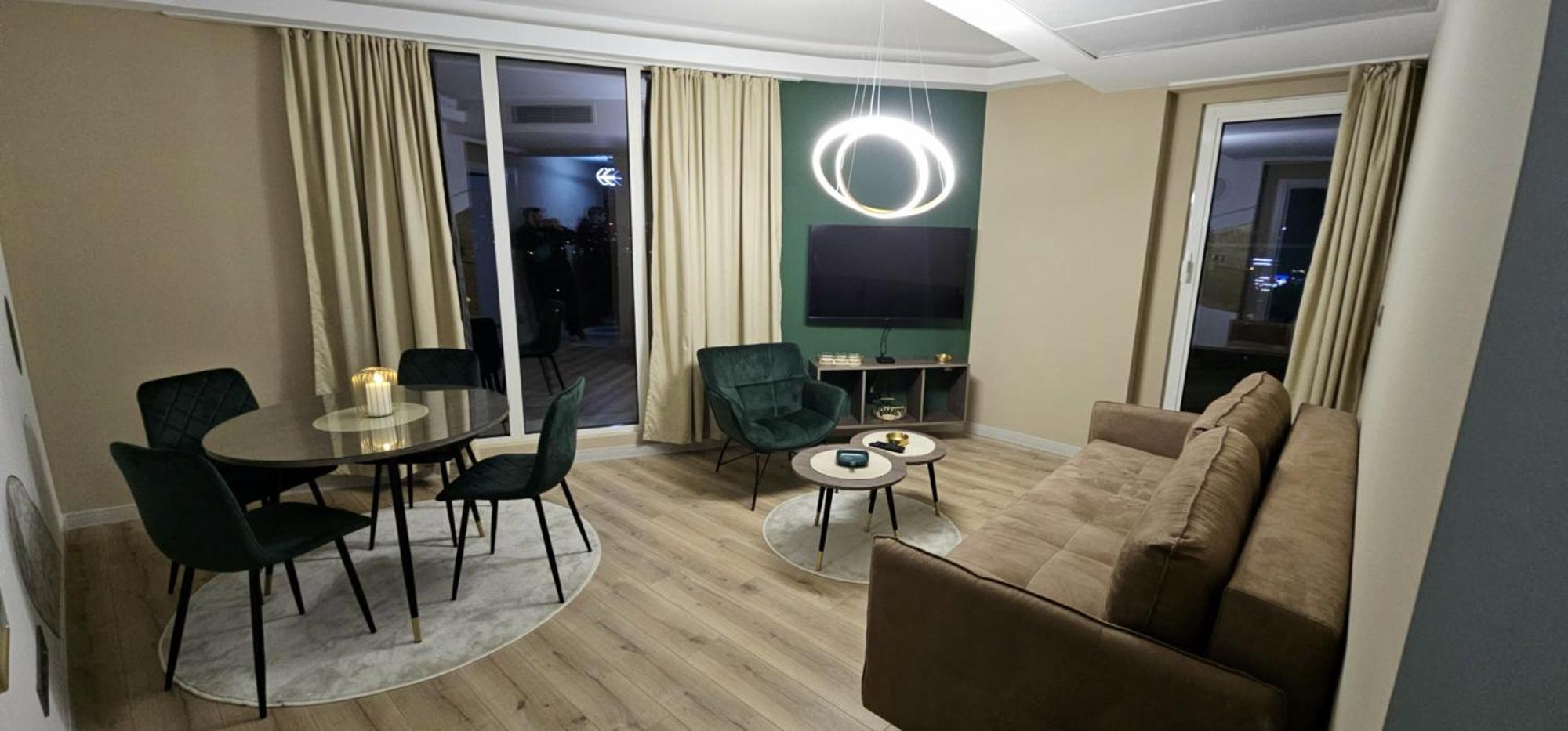 Appartement Sky Lux Point à Skopje Extérieur photo